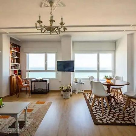 Apartamento Ezcurdia 22 Playa De San Lorenzo Primera Linea Gijon Luaran gambar